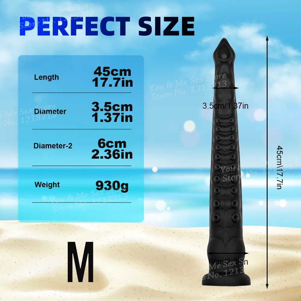 56cm Super Long Soft Octopus Tentacles Anal Dildo Huge Butt Plug Prost GXLOCK Store 56cm Super Long Soft Octopus Tentacles Anal Dildo Huge Butt Plug Prost GXLOCK Store