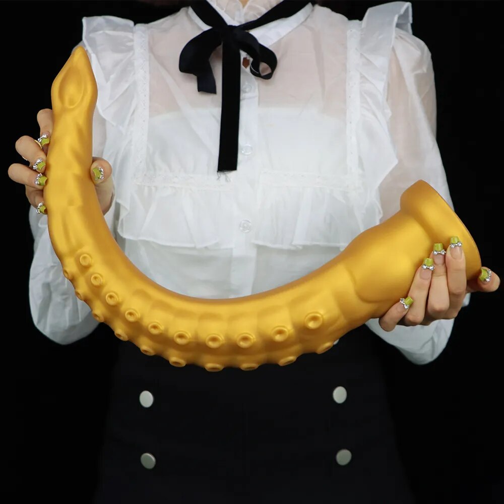 56cm Super Long Soft Octopus Tentacles Anal Dildo Huge Butt Plug Prostate Massager Anus Dilator BDSM SexToys For Women Men Gays