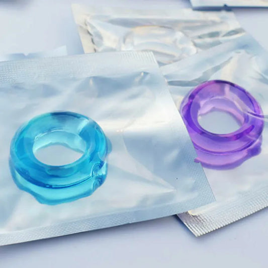 5Pcs Penis Rings Lock Ring Silicone Reusable Sleeve Extension Condom Sex Delay Adult Toys Erotic Toys Dick Condoms for Men