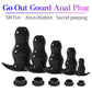 5Sizes Hollow Anal Plug Soft Speculum Prostate stopper Massager Butt Plug Enema Sex Toys For Woman Men Anal Dilator Sex Products