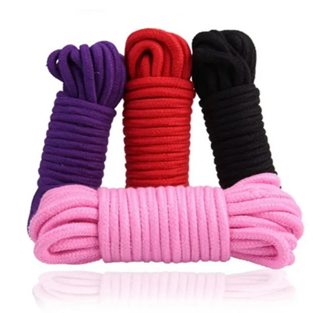 5m/10m Bondage Hemp Rope Sex Toys for Female Soft Cotton Rope BDSM Bondage Binding Role-Playing Sex Toys for Couples Adult Games