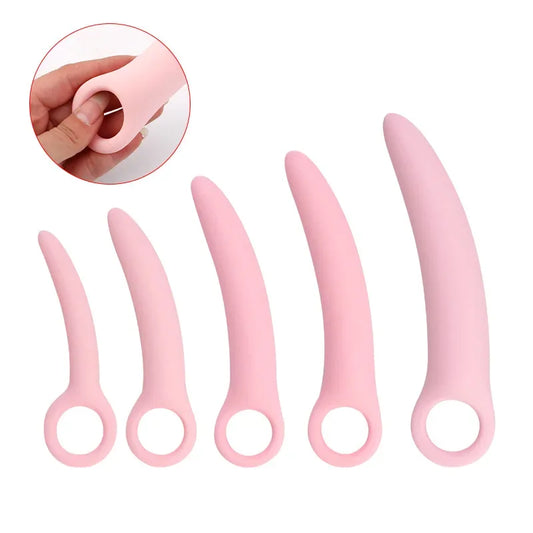 5size Hand-hold Anal Plug Butt Plug Silicone Anal Toys for Woman Vagina Open Pussy Plug G Spot Massager Butplug Anus Dilator Gay