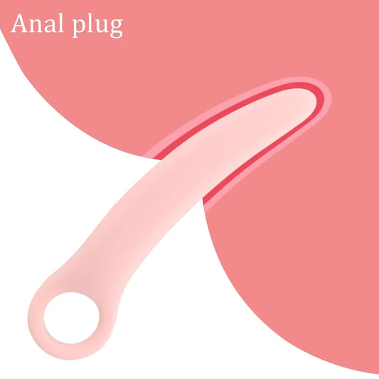 5size Hand-hold Anal Plug Butt Plug Silicone Anal Toys for Woman Vagina Open Pussy Plug G Spot Massager Butplug Anus Dilator Gay