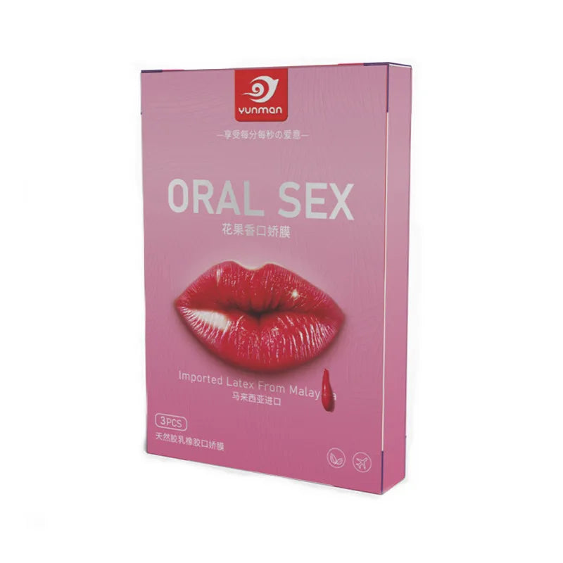 6 Pcs Membrane Oral Sex Tongue Licking Penis Masturbation Thin Soft Vaginal Film for Couple Adult Anal Games Sex Toys Products