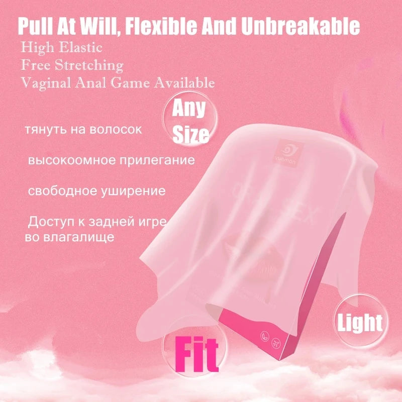 6 Pcs Membrane Oral Sex Tongue Licking Penis Masturbation Thin Soft Vaginal Film for Couple Adult Anal Games Sex Toys Products