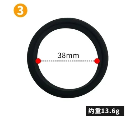 6 Size Elastic Silicone Cock Ring Ball Stretcher Foreskin Loop For Men Penis Erection Extender Semen Lock Couple Game Sex Toys