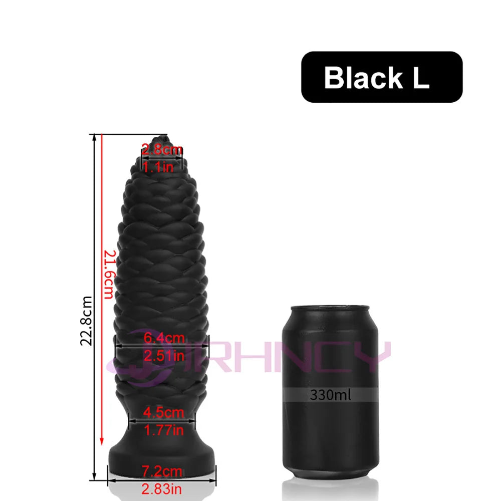 6 Size Silicone Anal Plug Soft Butt Plug Dildos Masturbator Anal Dilator Penetration Huge Buttplug Adult Sex Toys Sex Shop