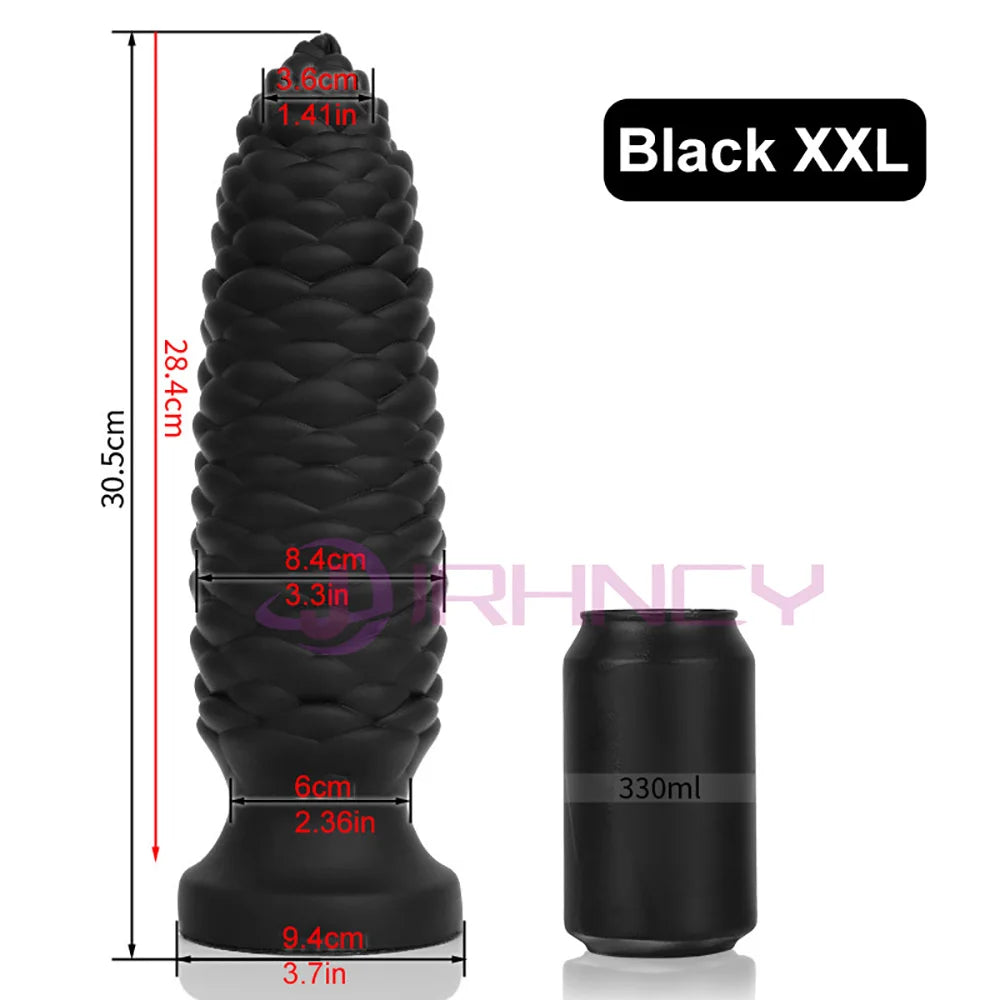 6 Size Silicone Anal Plug Soft Butt Plug Dildos Masturbator Anal Dilator Penetration Huge Buttplug Adult Sex Toys Sex Shop