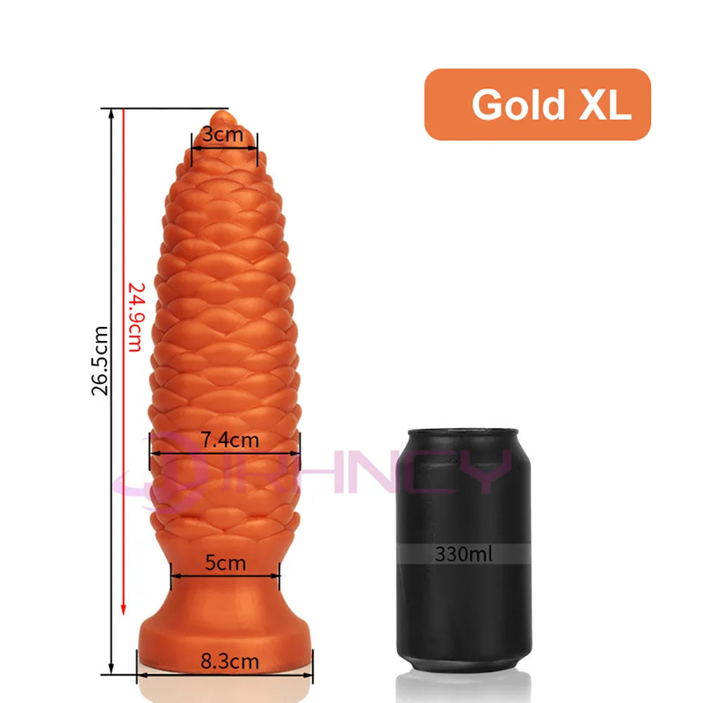 6 Size Silicone Anal Plug Soft Butt Plug Dildos Masturbator Anal Dilator Penetration Huge Buttplug Adult Sex Toys Sex Shop