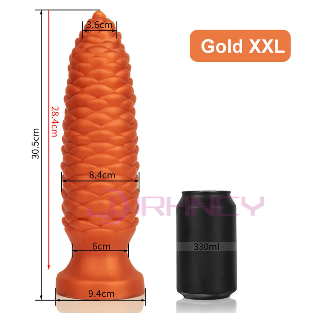 6 Size Silicone Anal Plug Soft Butt Plug Dildos Masturbator Anal Dilator Penetration Huge Buttplug Adult Sex Toys Sex Shop