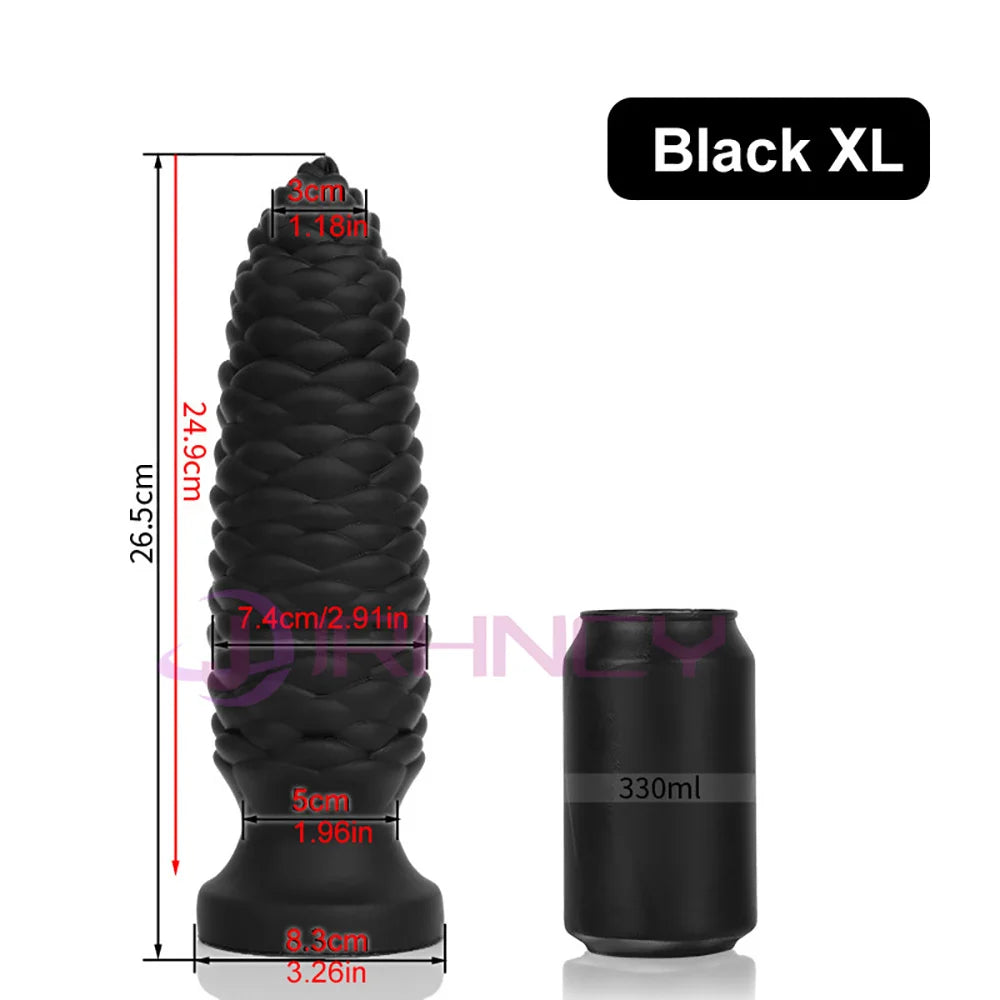 6 Size Silicone Anal Plug Soft Butt Plug Dildos Masturbator Anal Dilator Penetration Huge Buttplug Adult Sex Toys Sex Shop