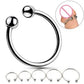 6 Sizes Metal Penis Ring Sex Toys For Men Male Delay Ejaculation Stainless Steel Cock Ring Glans Stimulator Sex Increase Orgasm