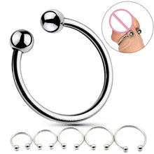 6 Sizes Metal Penis Ring Sex Toys For Men Male Delay Ejaculation Stainless Steel Cock Ring Glans Stimulator Sex Increase Orgasm