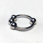 6 Sizes Metal Penis Ring Sex Toys for Men Male Delay Ejaculation Stainless Steel Cock Ring With 4 Beads Glans Stimulator
