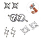6 Types Metal Breast Nipple Clamps Clips Nipple Stimulator RolePlay Slave BDSM Bondage Adult Restraint Sex Toys Game for Women