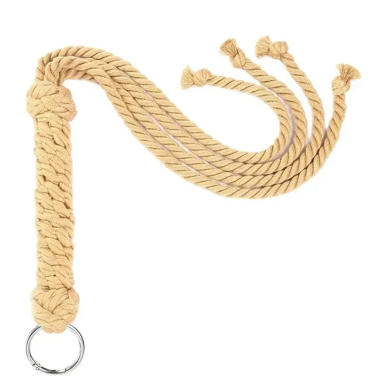 60cm Soft Cotton Rope Whip Erotic Fetish Spanking BDSM Bondage Sex Toys Flogger Adult Games Whip Sex Couples SM Games