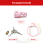 Pink Cute Rabbit Chastity Cage with Stealth Lock Ring