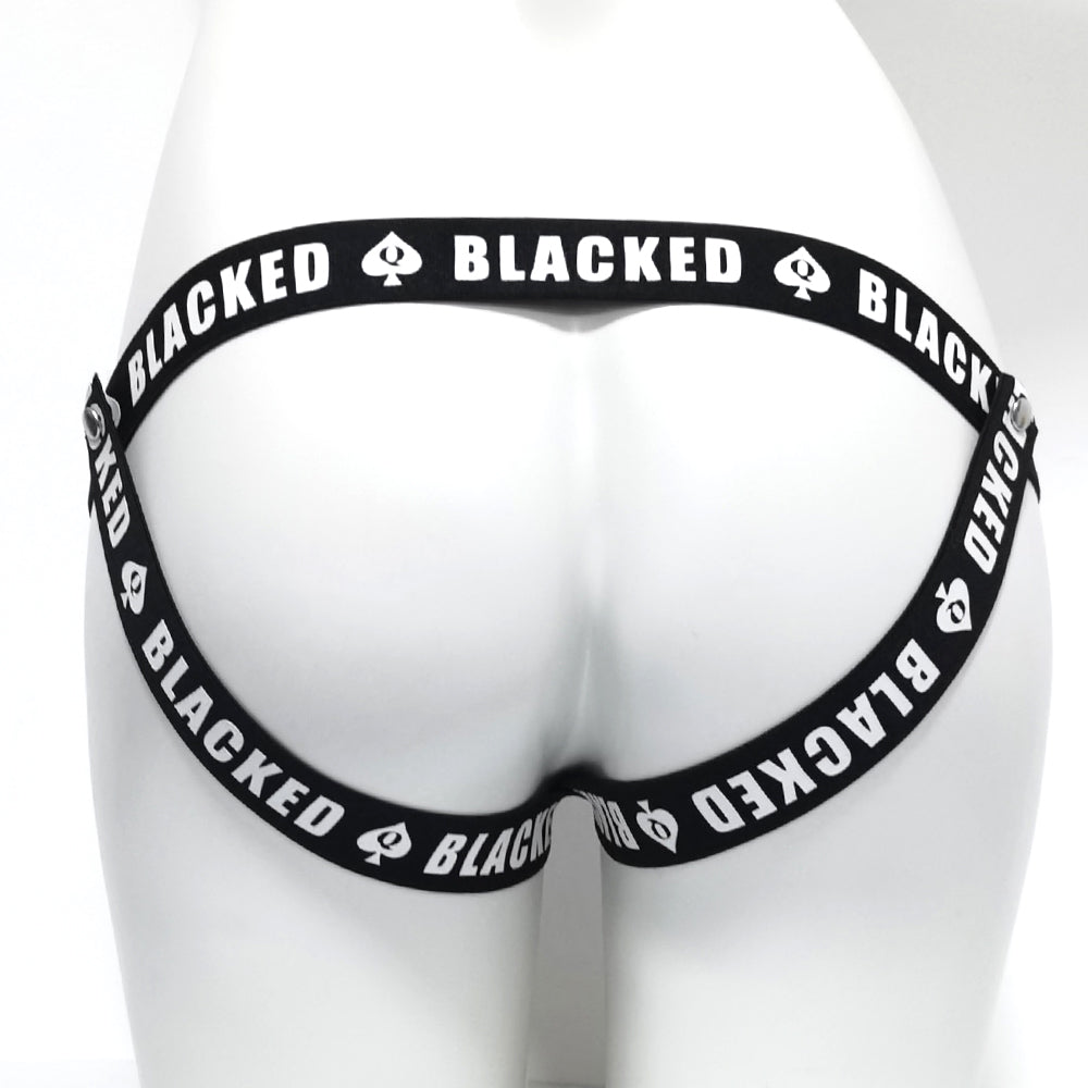 BLACKE Spades Chastity Cage Anti-off Device Elastic Band Adjustable Auxiliary Belt