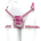 PINK Women Leather Strap On Harness Dildo Belt