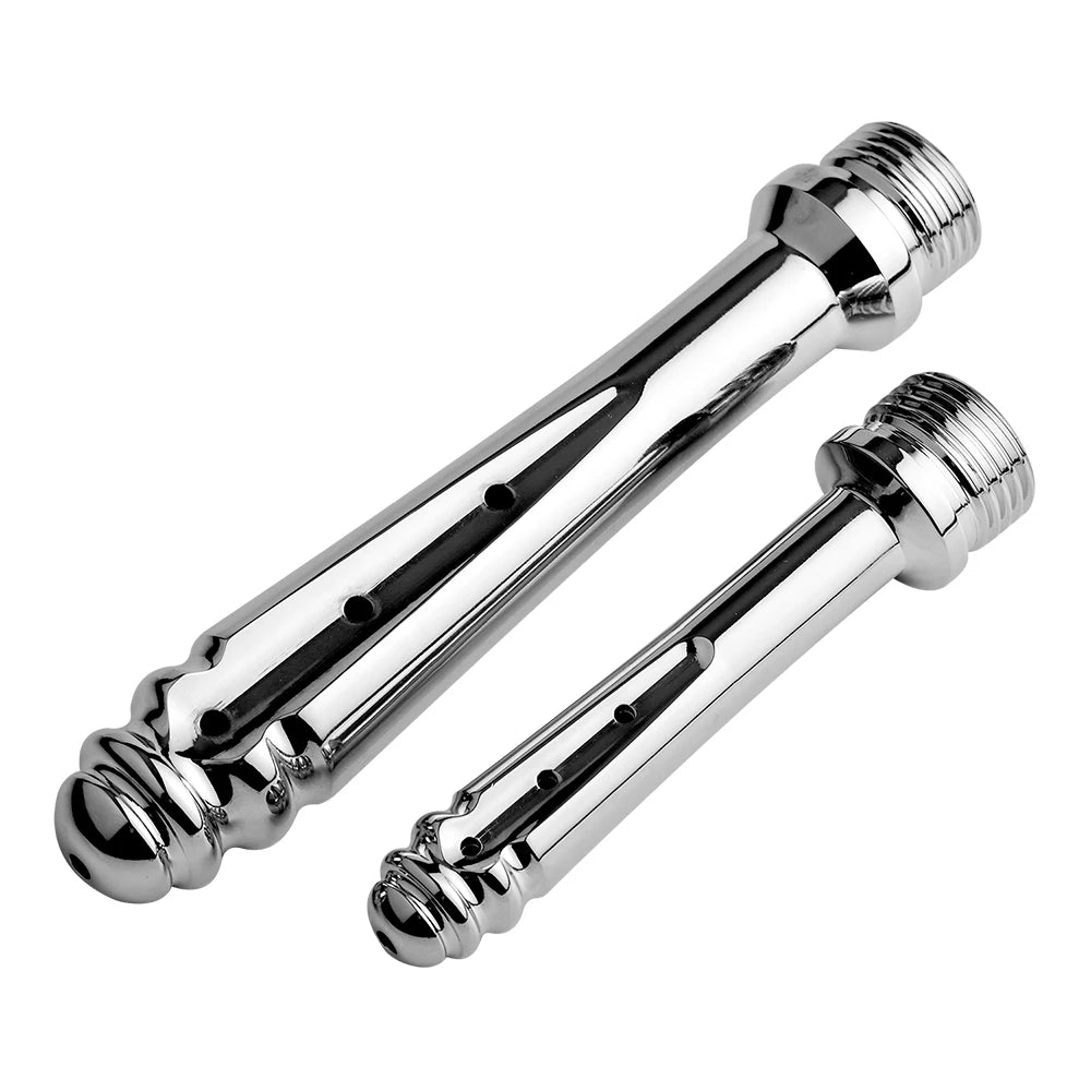 7 Holes Side Opening Enema Stainless Steel Anal Douche Shower Cleaning Enemator Metal Anal Cleaner Butt Plugs Tap Anal Sex Toys