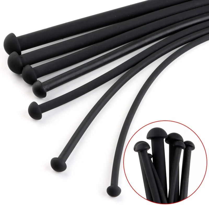 7 Sizes Silicone Urethral Catheter Dilator Sounding Soft Penis Plug Male Urethral Catheter Super Long Stretching Sex Toy for Men