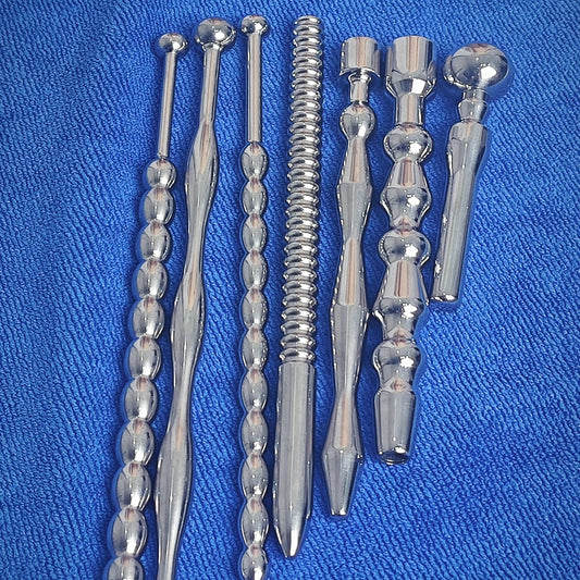 7 Types Stainless Steel Urethral Plug Urethral Sounding Penis Plug Urethra Horse Eye SM Bondage Masturbation Sex Toys For Men