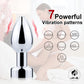 7 speed vibrator Metel anal beads butt plug vibration large rechargeable Wireless Remote Control Prostate Massager ass sex toy