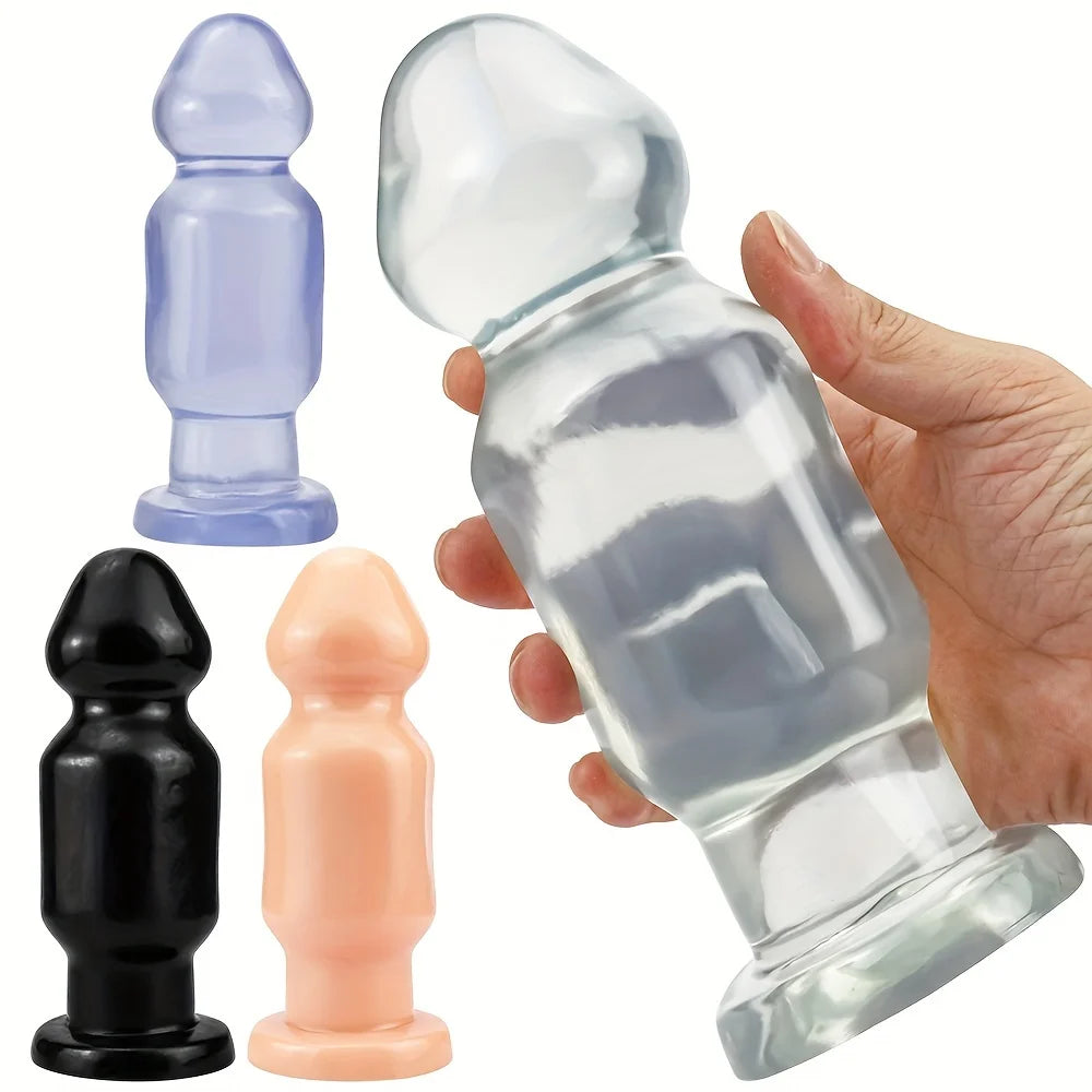 7cm Oversize Anal Plug Dildo Sex Toys for Women Men Stimulate Prostate Anus Vagina Butt Plug Soft PVC Anal Dilator Adult Toys