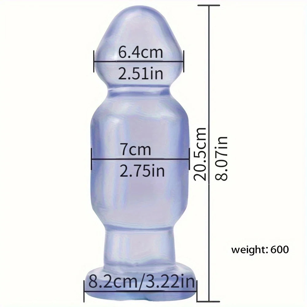 7cm Oversize Anal Plug Dildo Sex Toys for Women Men Stimulate Prostate Anus Vagina Butt Plug Soft PVC Anal Dilator Adult Toys