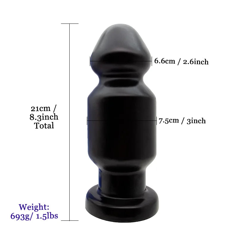 7cm Oversize Anal Plug Dildo Sex Toys for Women Men Stimulate Prostate Anus Vagina Butt Plug Soft PVC Anal Dilator Adult Toys