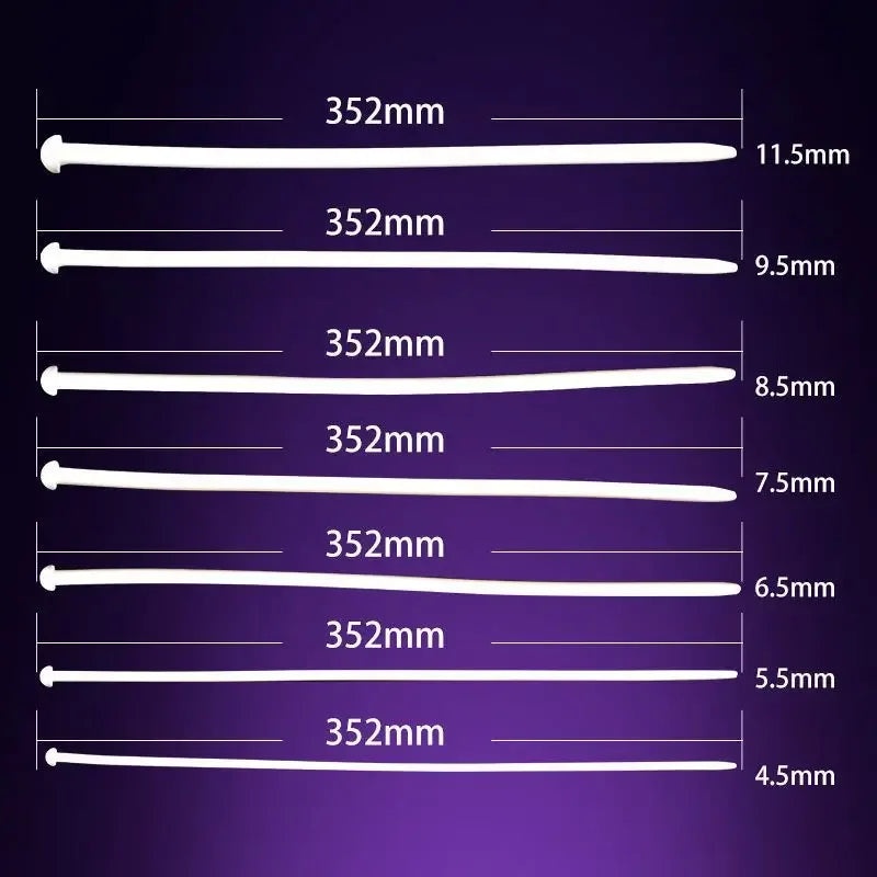 7pcs/Set Silicone Urethra Sounding Rod Male Masturbator Urethral Sound Dilators Penis Insert Plug Sex Toys For Men Erotic BDSM