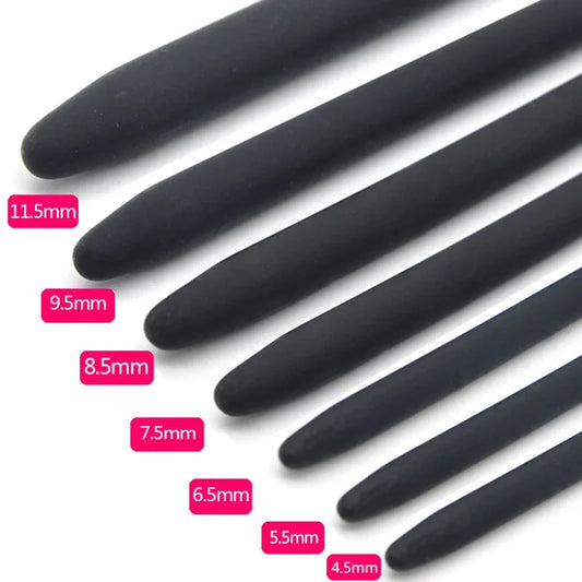 7pcs/Set Silicone Urethra Sounding Rod Male Masturbator Urethral Sound Dilators Penis Insert Plug Sex Toys For Men Erotic BDSM