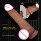 8.5in Real Skin Feeling Dildo Soft Glans Dildo Sliding Foreskin Huge Penis Sex Toy for Women Big Dick Butt Plug g spot simulator