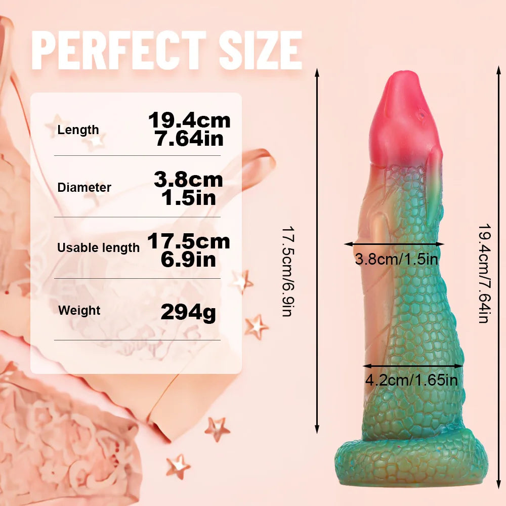 8.6in Animal Big Dildo Silicone Anal plug Suction Cup Dildos Realistic Sex Toys For Women Female Masturbation Adult Sex Products