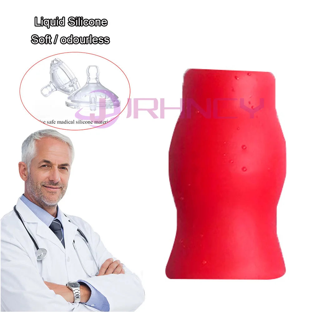 8/9/10cm Fisting Hollow Anal Plug Soft Silicone Huge Butt Plug for Women Men anal dilatation Prostate Massage Sex Product