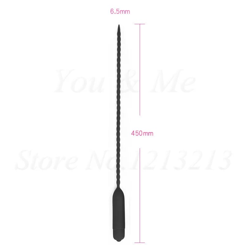8 Size Vibrating Penis Plug Urethral Dilators Male Masturbator Vibrator Sex Toys For Men Silicone Sex Sounds Dilators Catheters