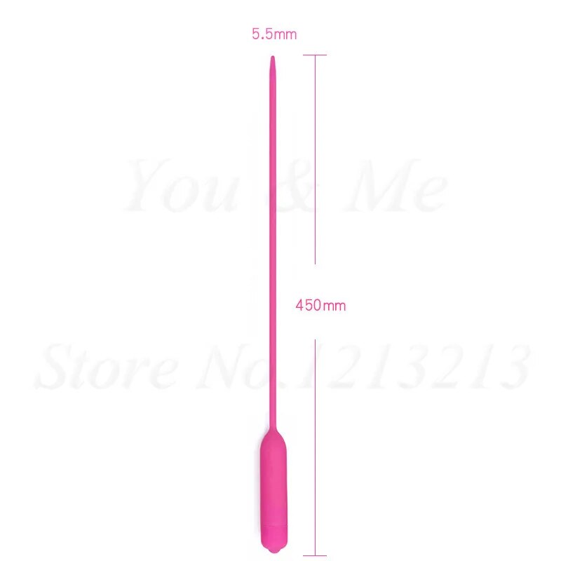 8 Size Vibrating Penis Plug Urethral Dilators Male Masturbator Vibrator Sex Toys For Men Silicone Sex Sounds Dilators Catheters
