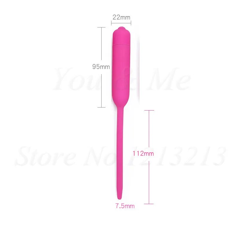 8 Size Vibrating Penis Plug Urethral Dilators Male Masturbator Vibrator Sex Toys For Men Silicone Sex Sounds Dilators Catheters