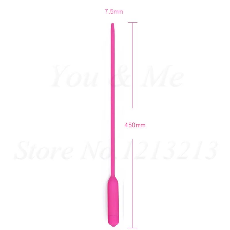 8 Size Vibrating Penis Plug Urethral Dilators Male Masturbator Vibrator Sex Toys For Men Silicone Sex Sounds Dilators Catheters