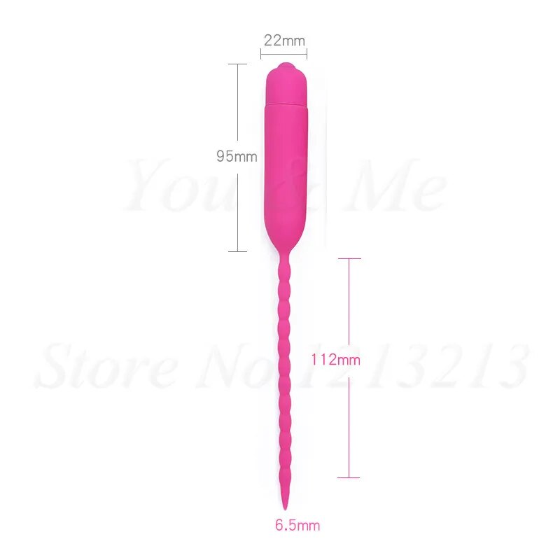 8 Size Vibrating Penis Plug Urethral Dilators Male Masturbator Vibrator Sex Toys For Men Silicone Sex Sounds Dilators Catheters