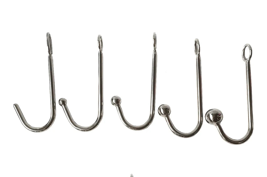 8 Types Stainless Steel Balls Anal Hool Dilator Butt Plug Metal Exotic Anal Beads Plug Massager for Man Women BDSM Game