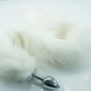 8 color for choose 78cm length long fox Tail Dia 27mm Anal Plug Metal Butt plug Role Play Flirting Fetish hot dog tail sex Toy