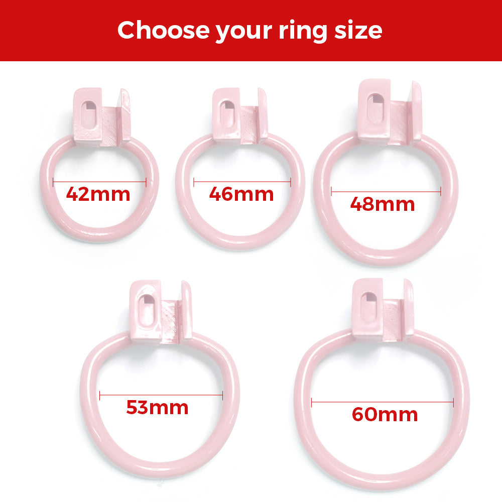 Pink BDSM SISSY Petal Chastity Cage Devices