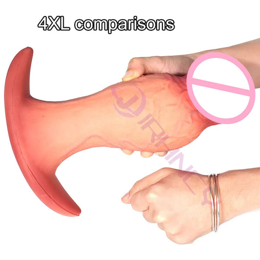 9.5cm Huge Anal Dildos Anchor Base Wear Butt Plug Silicone Soft ButtPlug Gay Sex Toys Women Dildos for Anal Plug Anal Dilation