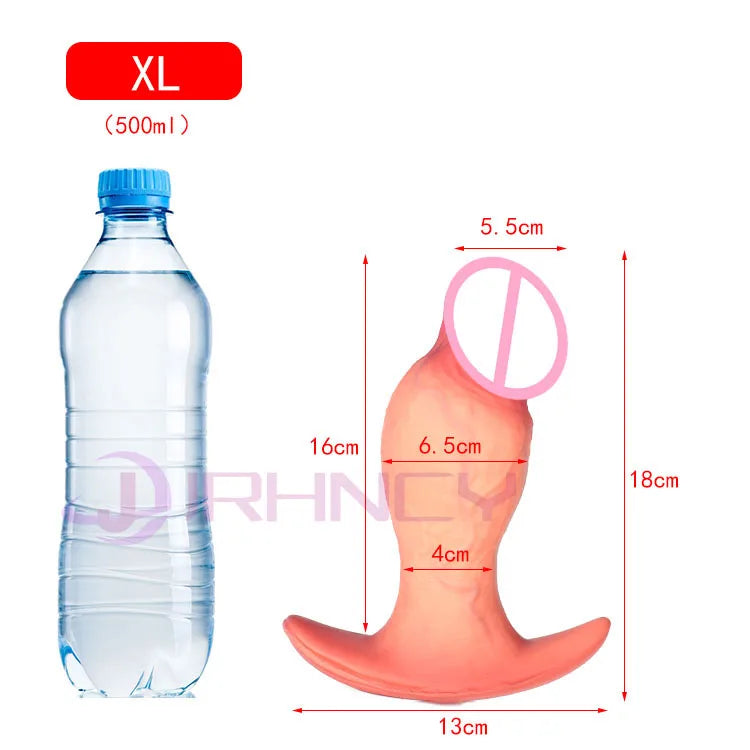 9.5cm Huge Anal Dildos Anchor Base Wear Butt Plug Silicone Soft ButtPlug Gay Sex Toys Women Dildos for Anal Plug Anal Dilation