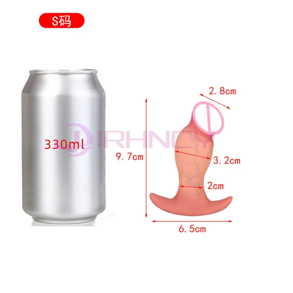 9.5cm Huge Anal Dildos Anchor Base Wear Butt Plug Silicone Soft ButtPlug Gay Sex Toys Women Dildos for Anal Plug Anal Dilation