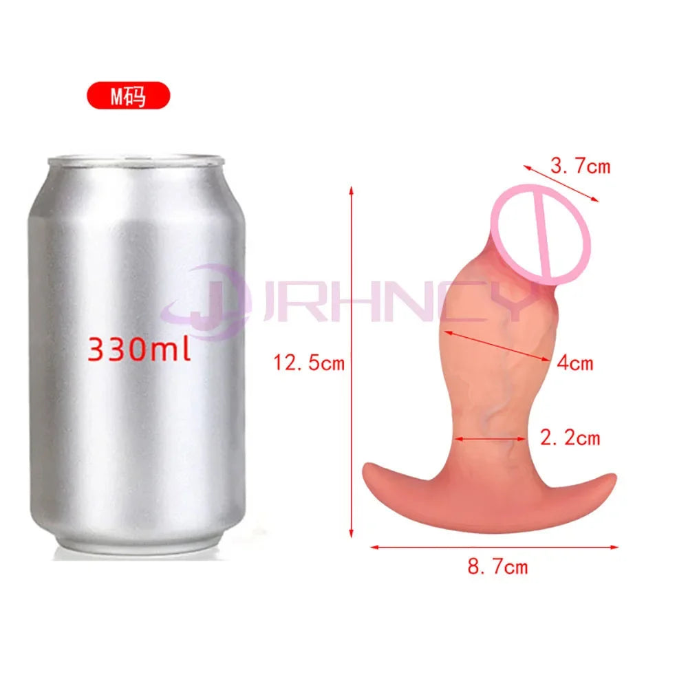 9.5cm Huge Anal Dildos Anchor Base Wear Butt Plug Silicone Soft ButtPlug Gay Sex Toys Women Dildos for Anal Plug Anal Dilation