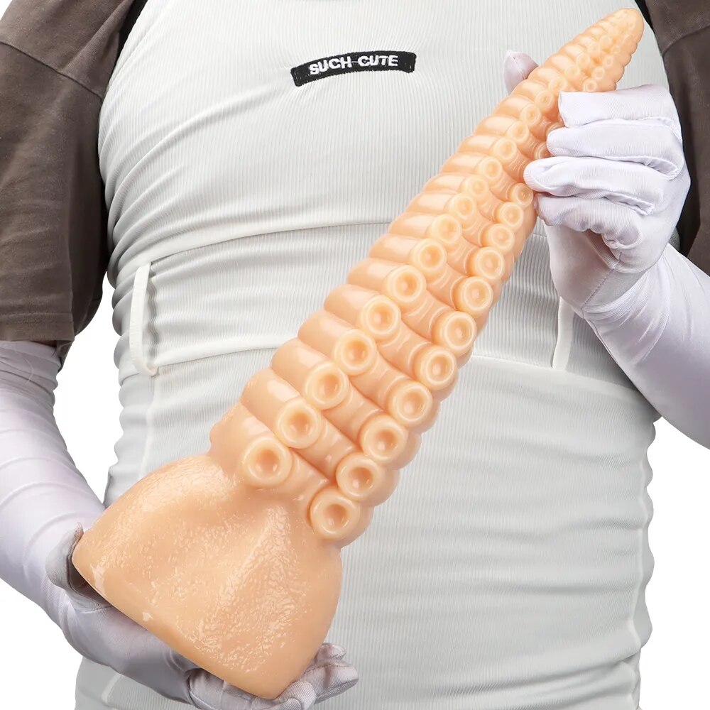 9.7*35cm Super Huge Octopus Tentacle Anal Plug Big Realistic Dildo Lar GXLOCK Store 9.7*35cm Super Huge Octopus Tentacle Anal Plug Big Realistic Dildo Lar GXLOCK Store