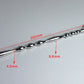 9.8*200mm Large size stainless steel urethral diltator penis plug sex toy A635