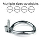 9CM Silicone Dildo With Stainless Steel Negative Penis Lock 정조대 DIY Kit Removable Chastity 콕링 Cage Male Adult Sextoy For Gay 18+